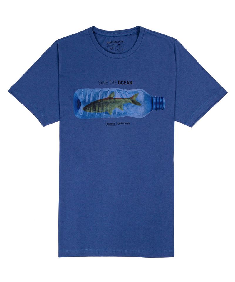Camiseta-Ophicina-Preserve-PET-Azul