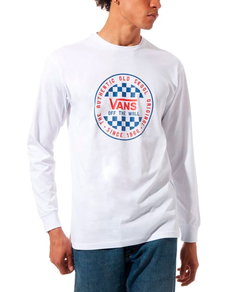 Camiseta-Vans-OG-Checker-ML-Branca-VN-0A49SZWHT
