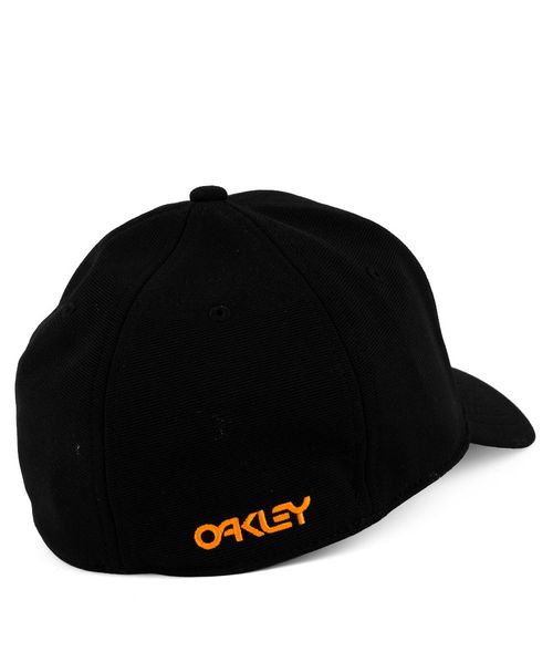Boné Oakley 6 Panel Stretch Hat Embossed Preto