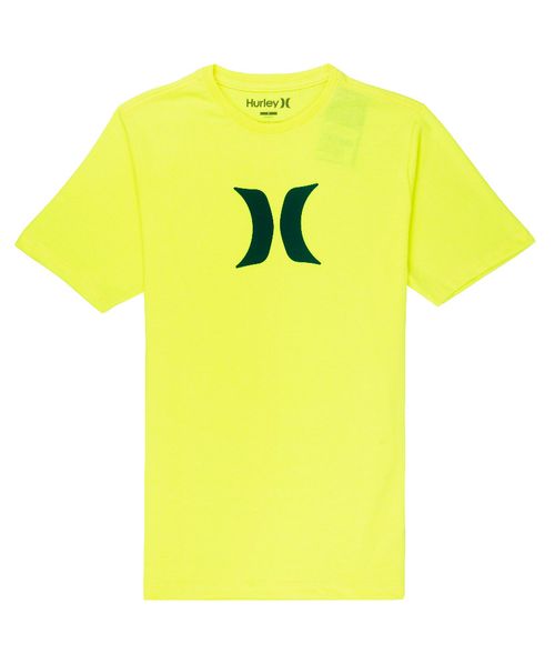 Camiseta Hurley Silk Icon Amarelo Neon