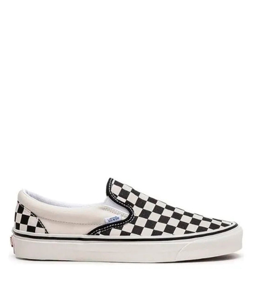 vans checkerboard slip on womens 7