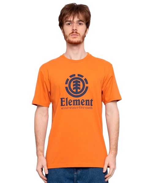 Camiseta Element Vertical Color - Laranja