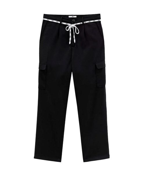Calça Vans Cargo com Cadarço Preto - Outlet