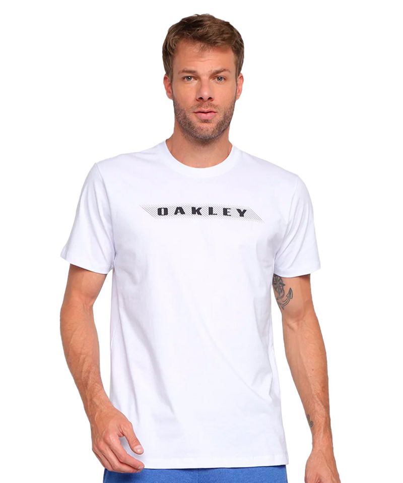 Camiseta-Oakley-Masc-Mod-Striped-Bark-Te-Branca--foa403960-01