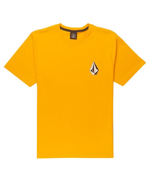 Camiseta Volcom Deadly Stone Juvenil - Amarela