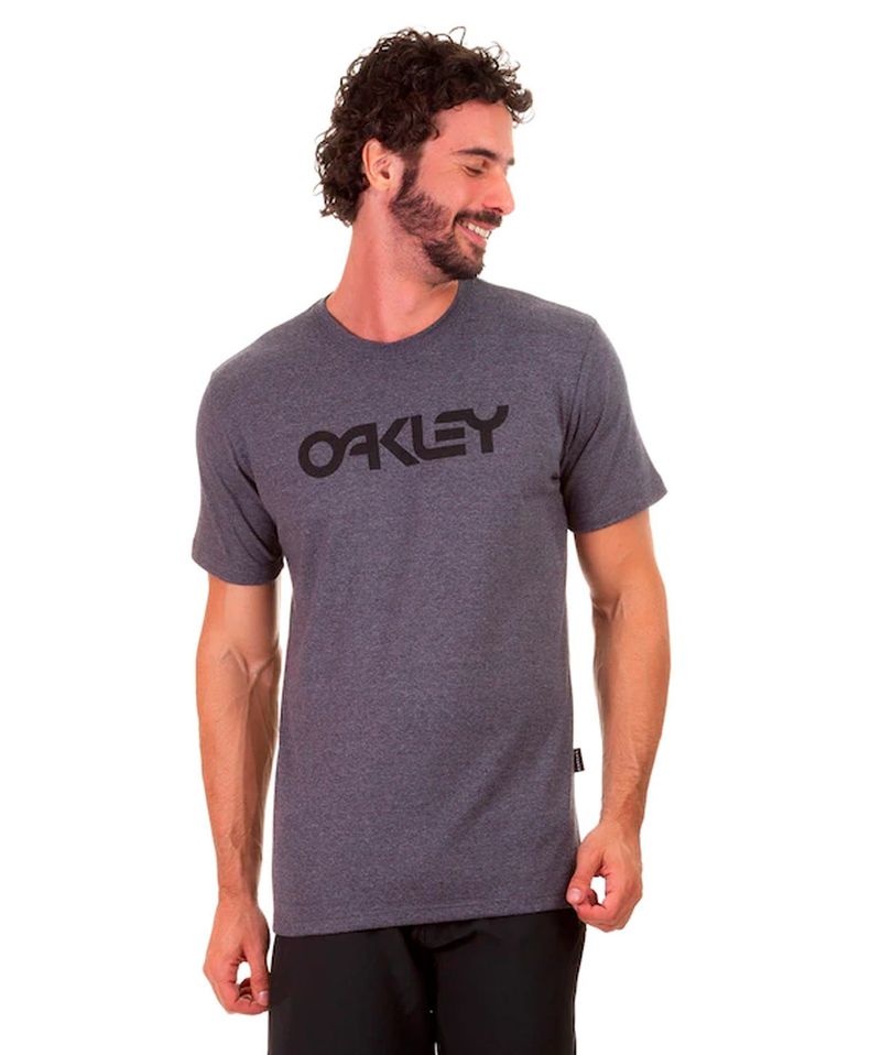 Camiseta-Oakley-Silk-Mark-II-SS-TEE-Cinza-Medio-Mescla--457290BR24G-01