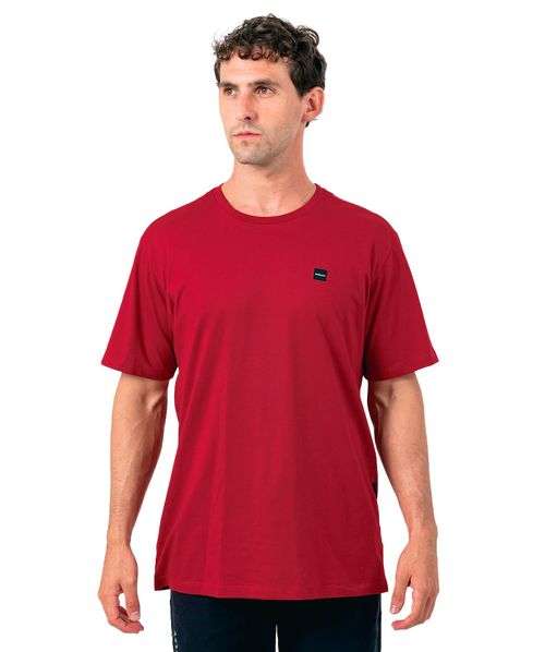 Camiseta Oakley Patch 2.0 Tee - Vermelho Escuro