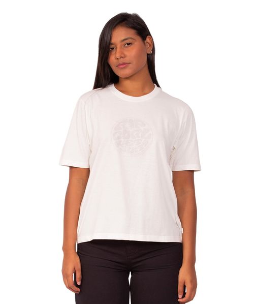 Camiseta Rip Curl Icons Of Surf Off White