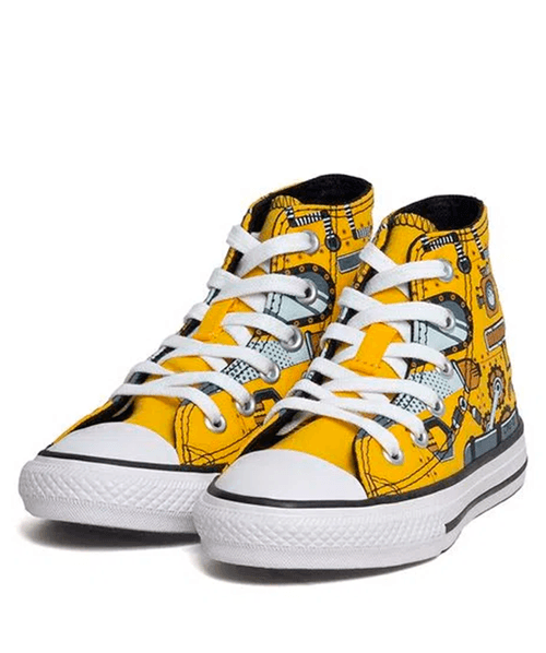 Tênis Infantil Converse Chuck Taylor All Star Underwater Exploration Amarelo