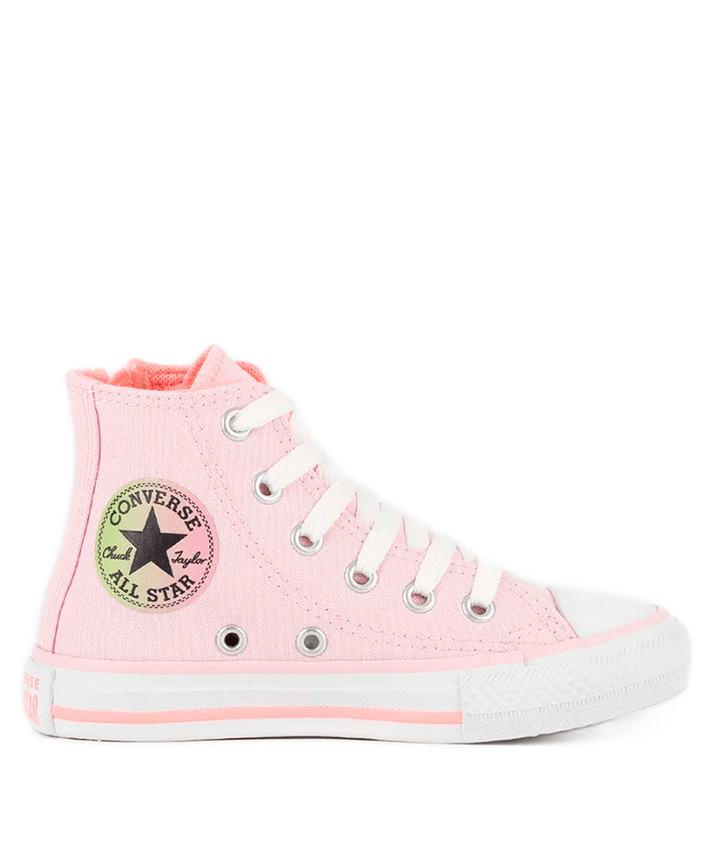 Tênis Infantil Converse All Star Chuck Taylor HI - Rosa+Preto