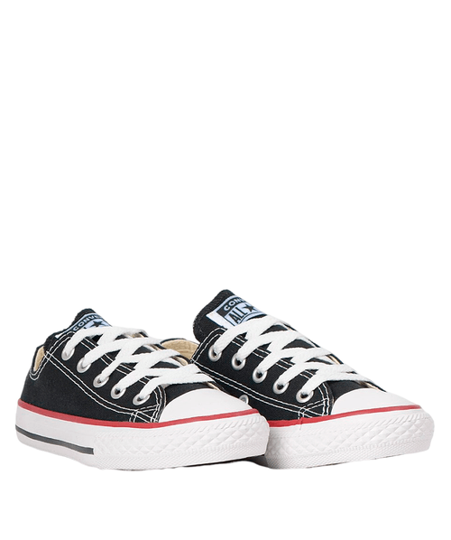 Tênis Converse Infantil Chuck Taylor All Star Ox Preto Vermelho