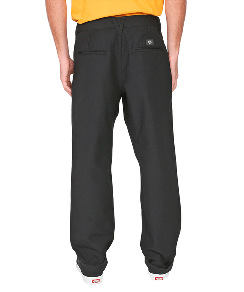 Calça Sarja Vans Reta Glide Relaxtaper - Preta