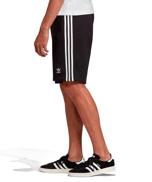 Bermuda Adidas Stripes Preta