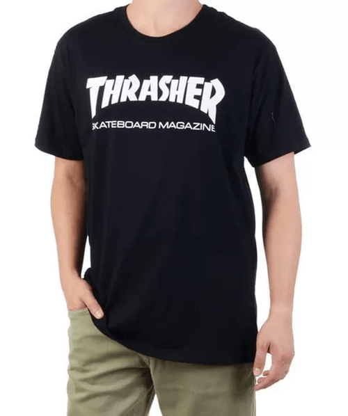 Camiseta Thrasher Skate Mag Preto - Outlet