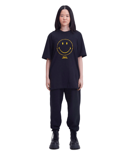 Camiseta Baw X Smiley  - Preto