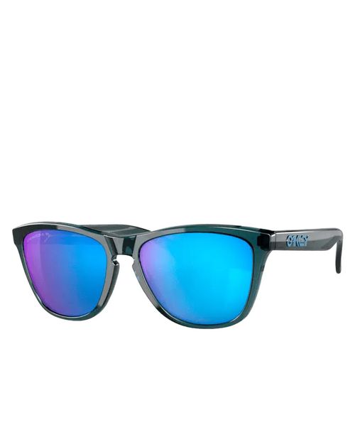 Óculos Oakley Frogskins Crystblk W-Prizm Sapphire Polarized - Outlet