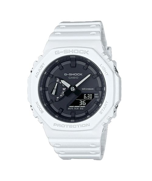 Relógio G-Shock Carbon Core Guard - Branco/Preto