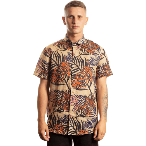 Camisa Kayland Palm Leaves - Estampado - Kayland