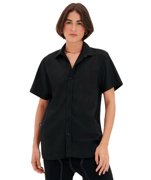 Camisa Linen Baw - Preto