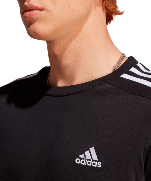 Camiseta Adidas Adicolor Classics 3-Stripes - Preto / Branco