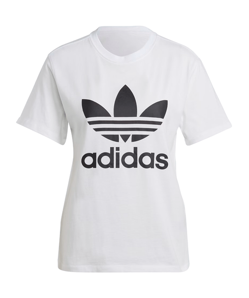 Camiseta Adicolor Classics Trefoil - Branco / Preto