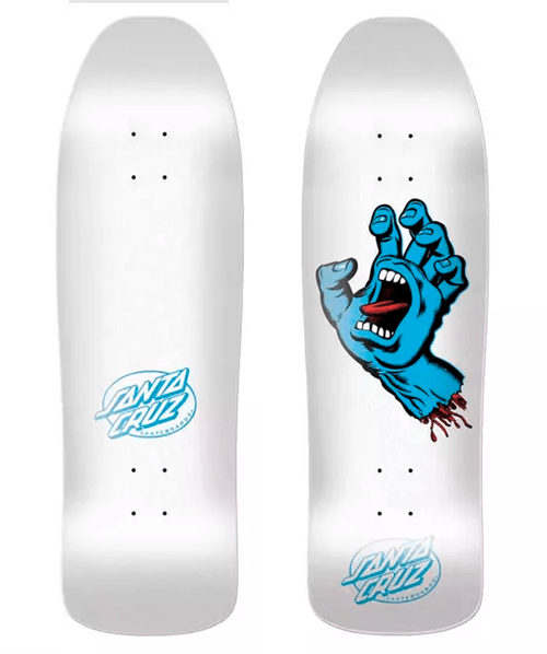 Shape Santa Cruz - Maple Old School Screaming Hand -  9,35 - Branco / Azul