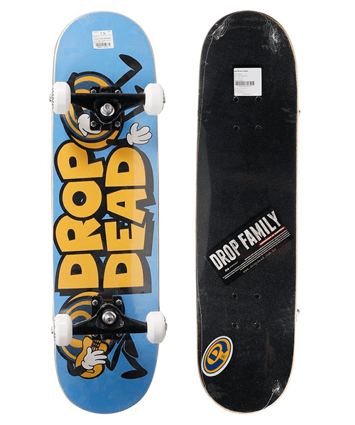 Skate Drop Dead - Kids Holiday Kids - Azul / Amarelo - 7,50
