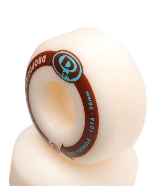 Roda Drop Dead Circle Shr 101a 56mm Branco/Marrom
