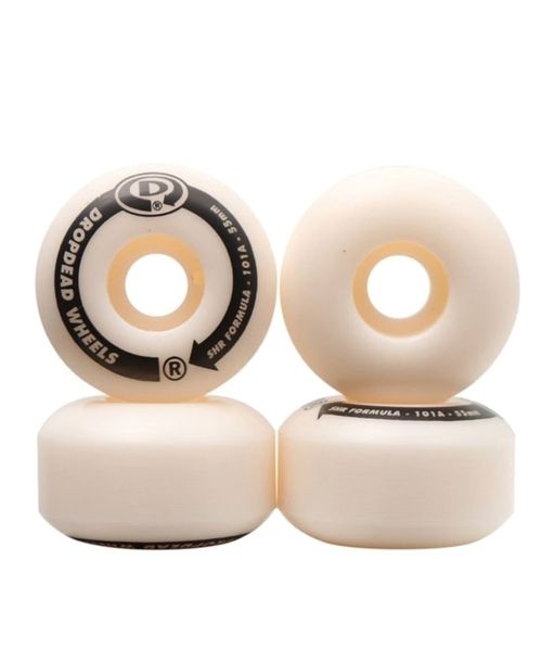 Roda Drop Dead Circle Shr 101a 55mm Branco/Marrom