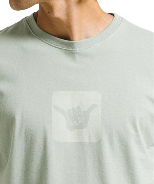 Camiseta Hang Loose Silk M/C Logo - Verde Água