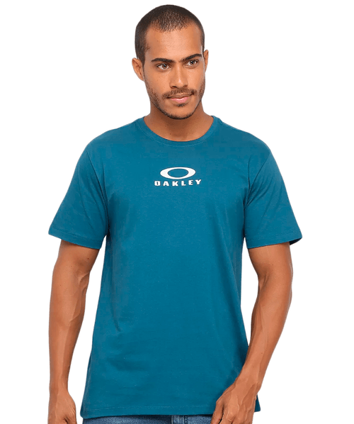 Camiseta Oakley Masculina Mod O-Bark SS Tee - Azul