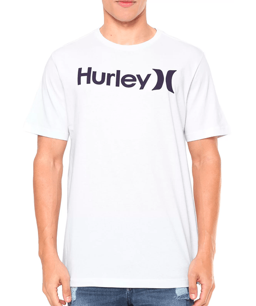Camiseta Hurley Silk O & O Solid - Branco