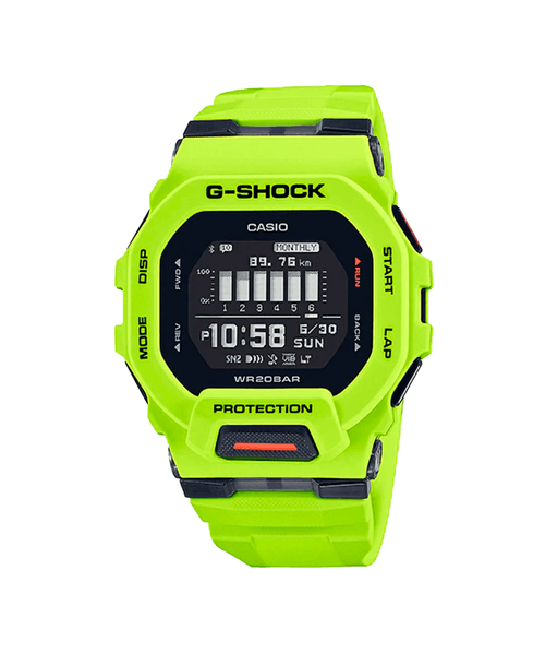 Relógio G-SHOCK G-Squad Sports GBD-200-9DR - Verde / Preto