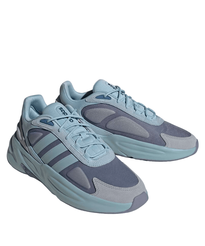 Adidas cloudfoam azul e verde hotsell