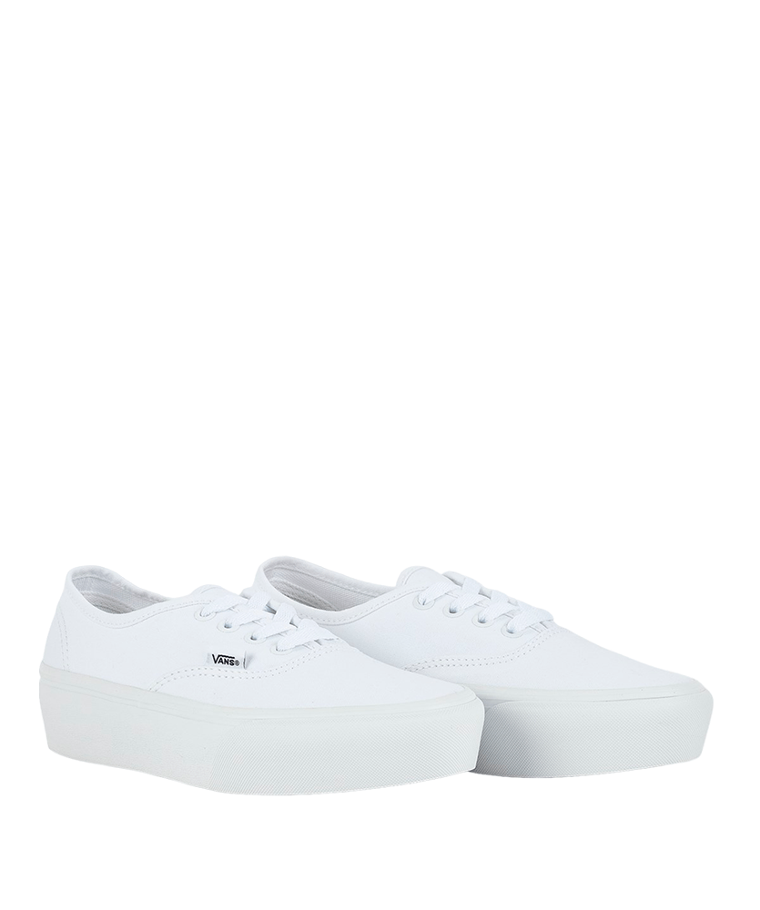 Vans authentic platform outlet true white