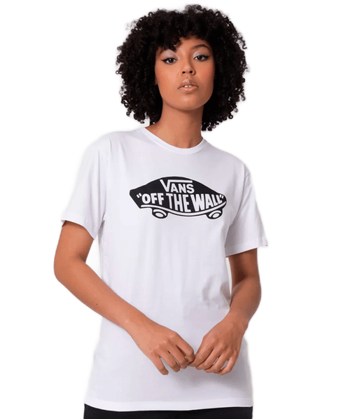 Camiseta Vans Off The Wall Classic - Black / White