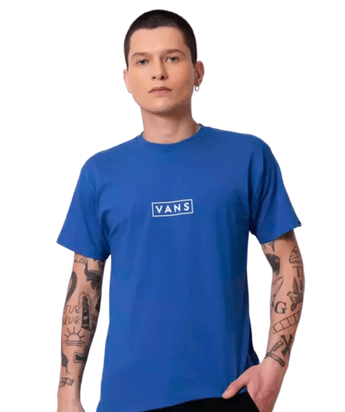 Camiseta Vans Easy Box - True Blue