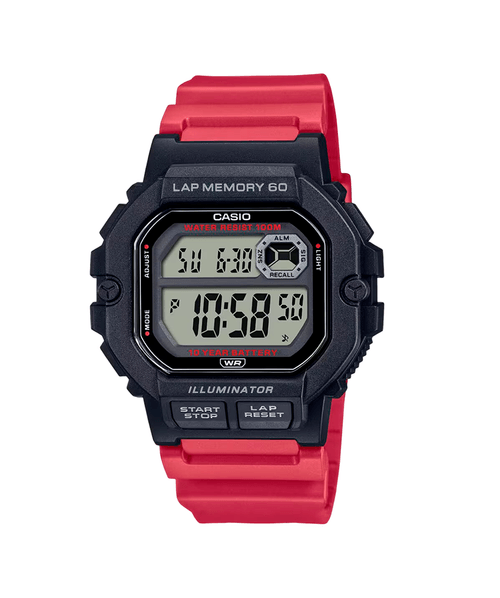 Relógio De Pulso Casio G-SHOCK Standard Digital - Preto / Vermelho