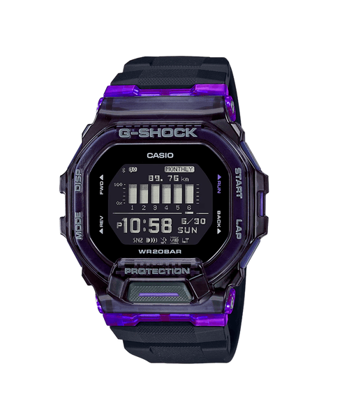 Relógio G-SHOCK G-Squad Sports GBD-200SM-1A6DR - Preto /  Roxo
