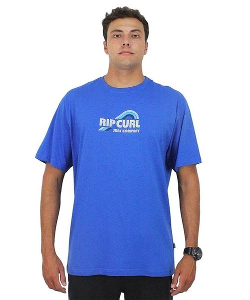 Camiseta Rip Curl Revival LWA Tee Oversized - Azul