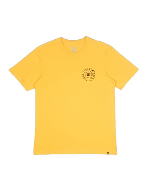 Camiseta DC Shoes Manga Curta Tried And True - Amarelo