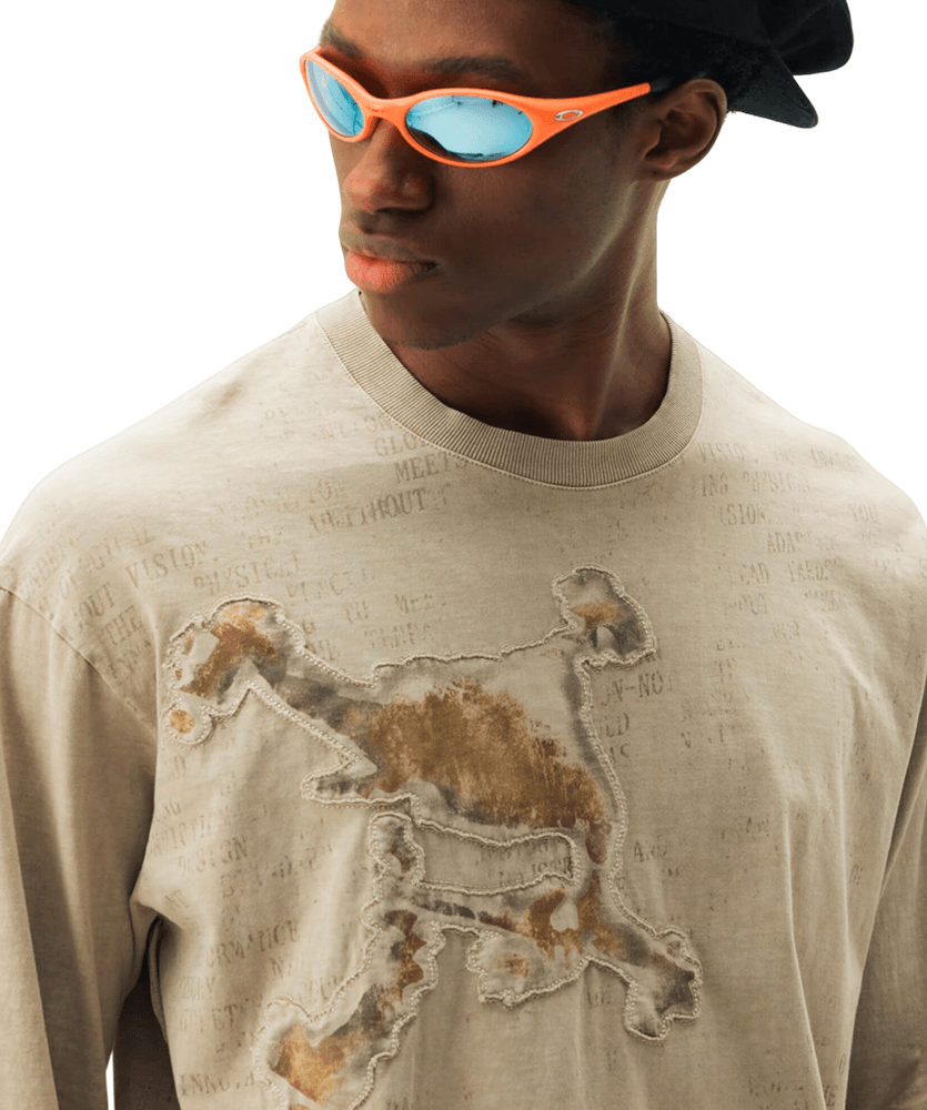 Camiseta PIET X Oakley Masc Mod Rusted Skull Long Sleeve