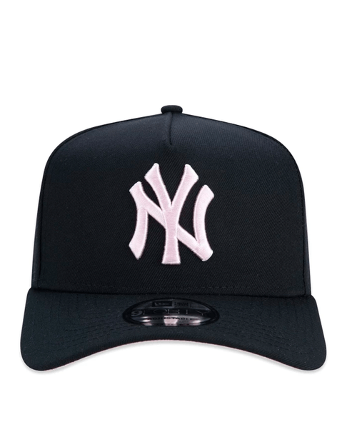 Boné New Era 9FORTY A-Frame MLB New York Yankees - Preto