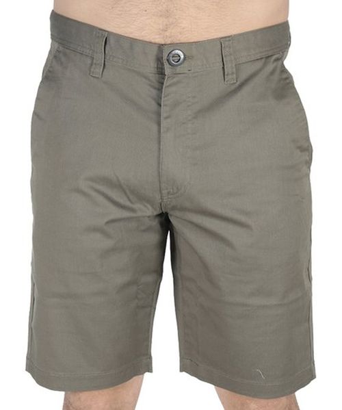 Bermuda Volcom Walk Frckn Mdn Strch Imp Verde Militar
