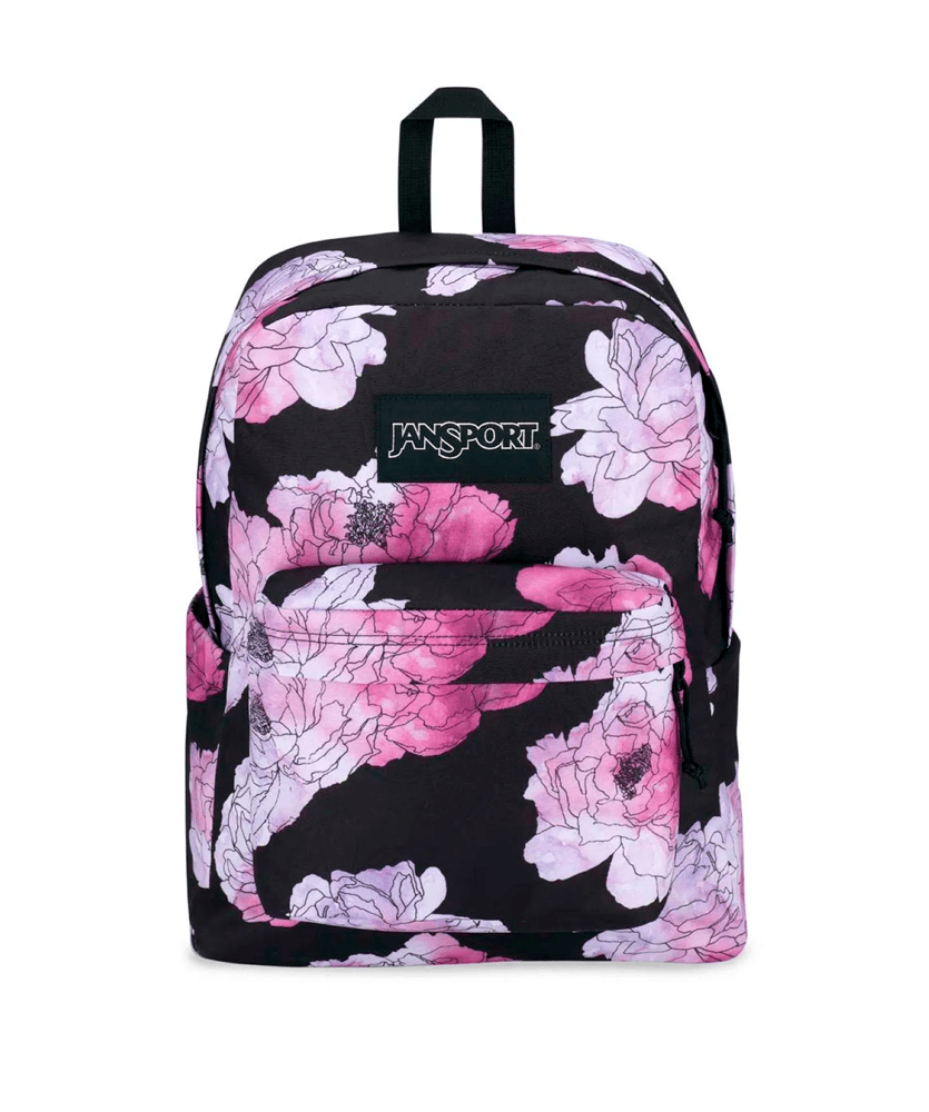 Diamond plumeria pink outlet jansport backpack