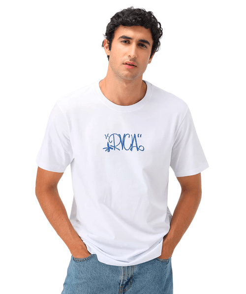 Camiseta RVCA Logo - Branco