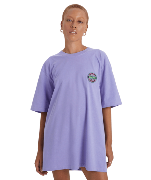 Camiseta BAW Regular Wax Color - Lilás