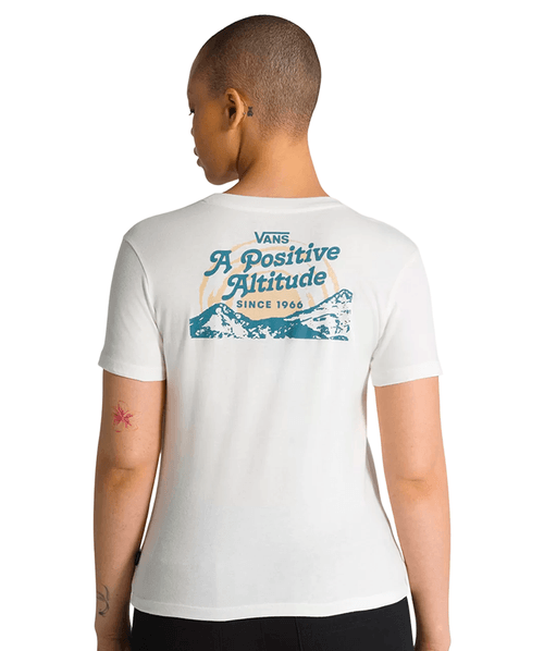 Camiseta Vans Positive Altitude Crew Ss - Marshmallow