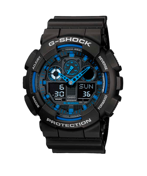 Relógio Analógico G-Shock - Azul / Preto