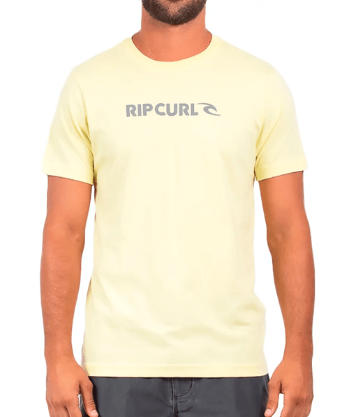 Camiseta Rip Curl New Icon Tee - Lemonade